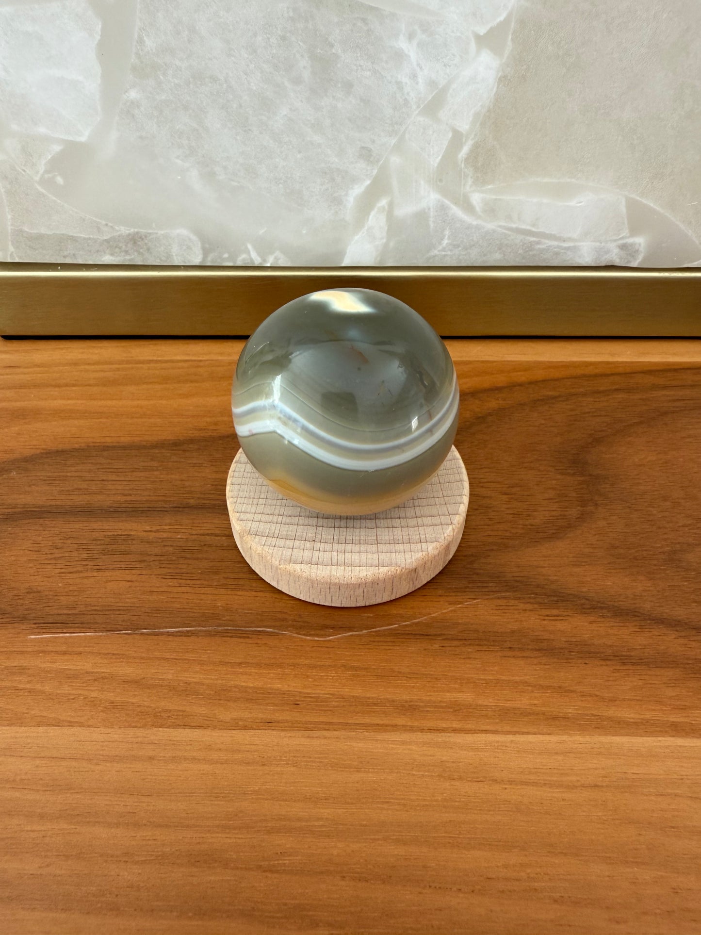 Sphère Agathe blanche